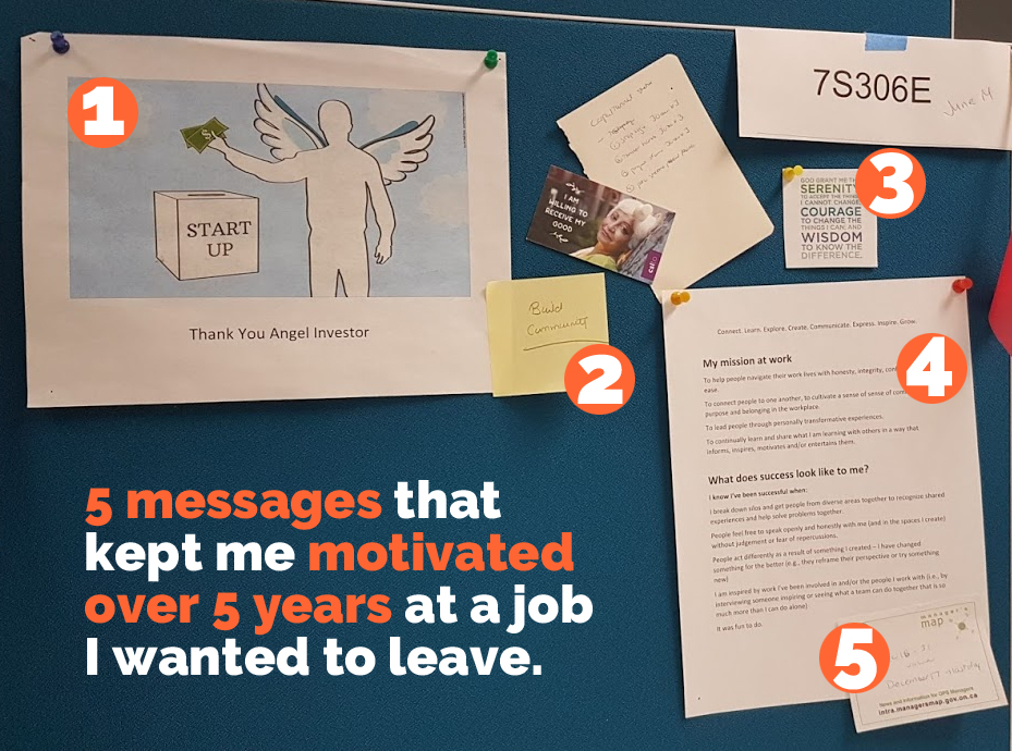 5 messages that kept me motivated over 5 years at a job I wanted to leave